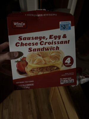 Sausage, Egg & Cheese Croissant Sandwich