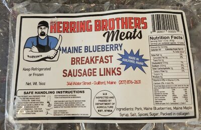 Sausage Links - Maine Blueberry