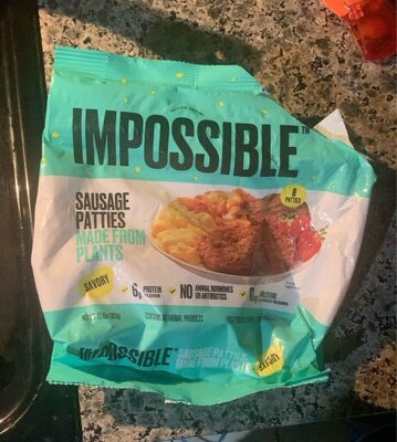 Sausage Patties made from plants