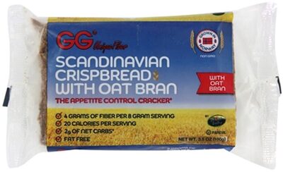 Scandinavian Crispbread With Oat Bran Cracker