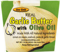 Sea gold real garlic butter with olive oil
