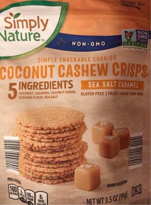 Sea Salt Caramel Coconut Cashew Crisps
