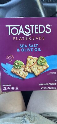 Sea Salt & Olive Oil Oven Baked Crackers