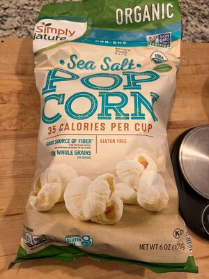 Sea salt popcorn