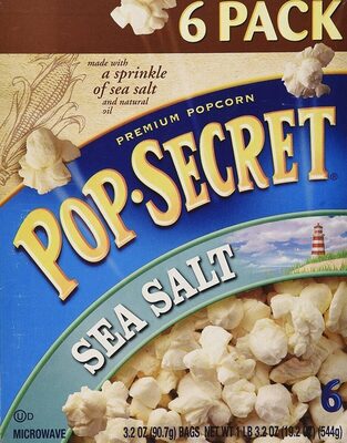 Sea salt premium popcorn