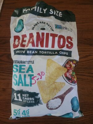 Sea Salt White Bean Tortilla Chips