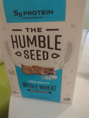 SEA SALT WHOLE WHEAT BAKED CRACKERS