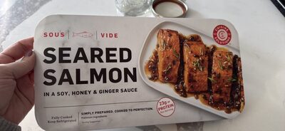 Seared Salmon in a Soy, Honey & Ginger Sauce