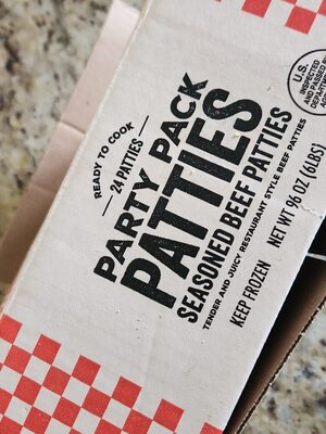 Seasoned Beef Patties