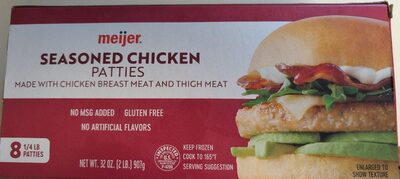 Seasoned Chicken Patties