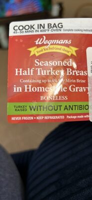 Seasoned Half Turkey Breast in Homestyle Gravy