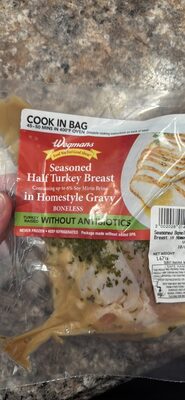 Seasoned Half Turkey Breast in Homestyle Gravy