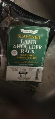 Seasoned Lamb Shoulder Rack