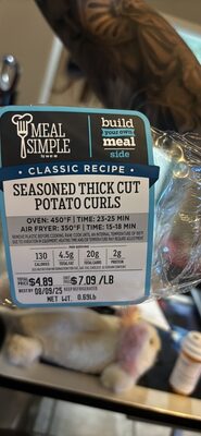 Seasoned Thick Cut Potato Curls