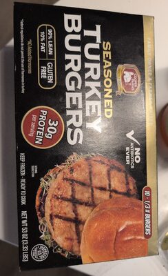 Seasoned Turkey Burger