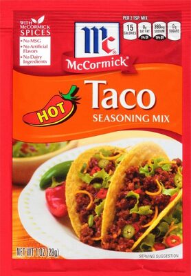 Seasoning mix hot taco