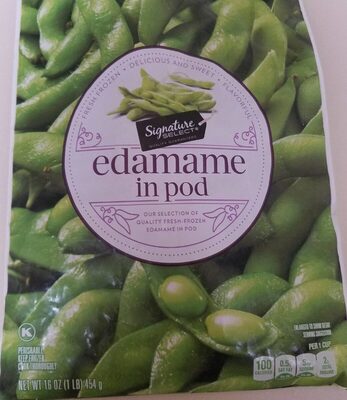 Select edamame in pod