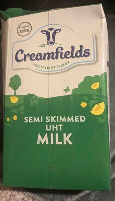 Semi skimmed uht milk