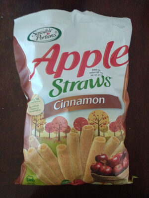Sensible Portions, Apple Straws, Multigrain Snack, Cinnamon