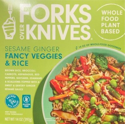 Sesame Ginger Fancy Veggies & Rice