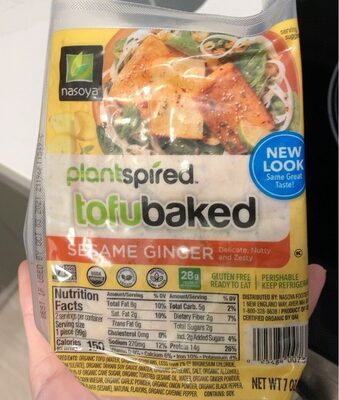 Sesame Ginger Tofubaked, Sesame; Ginger