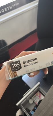 Sesame Rice Crackers