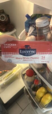 Sharp White Cheddar Cheese Slices