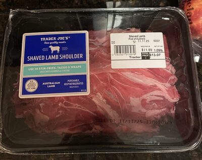 Shaved Lamb Shoulder