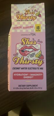 She's Thirsty Coconut Water Electrolyte Mix
