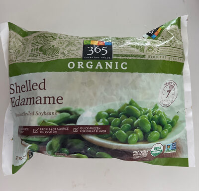Shelled Edamame. Frozen