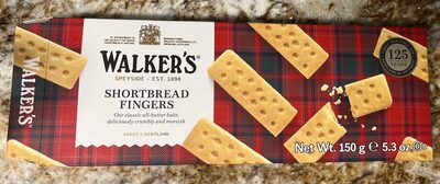 Shortbread Pure Butter 150g Walkers