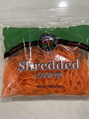 Shredded carrots