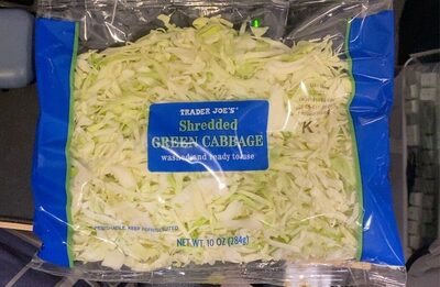 Shredded Green Cabbage