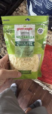 Shredded Low-Moisture Part-Skim Mozzarella Cheese Thick Cut