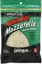 Shredded Mozzarella Natural Cheese