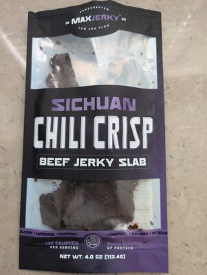 Sichuan Chili Crisp Beef Jerky Slab