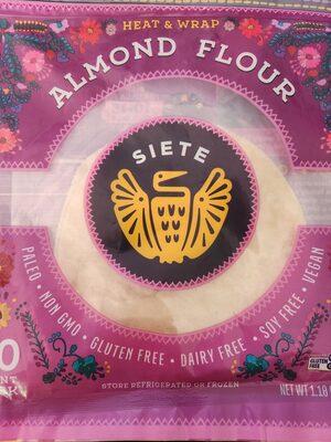 Siete Tortillas, Grain Free, Almond Flour