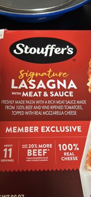 Signature Lasagna with Meat & Sauce