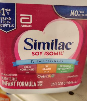 Similac Isomil Soy 32 Ounce Bottle