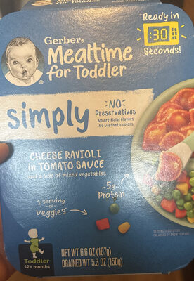 Simply Cheese Ravioli in Tomato Sauce