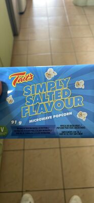 SIMPLY SALTED FLAVOUR MICROWAVE POPCORN