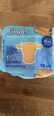 Singles Reduced Fat American Pasteurized Prepared Cheese Product