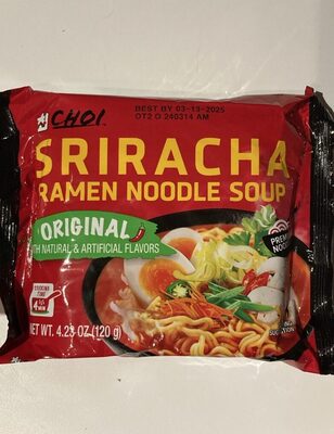 Siracha Ramen Noodle Soup