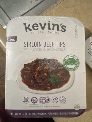 Sirloin Beef Tips With A Savory Mushroom Sauce