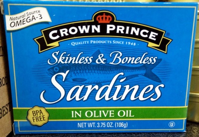 Skinless & Boneless Sardines in Olive Oil