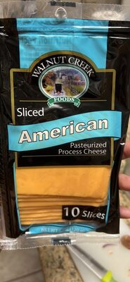 Sliced American Pasteurized Process Cheese