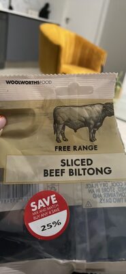 SLICED BEEF BILTONG