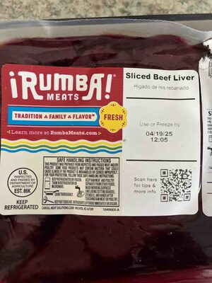 Sliced Beef Liver