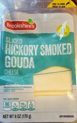 Sliced Hickory Smoked Gouda Cheese