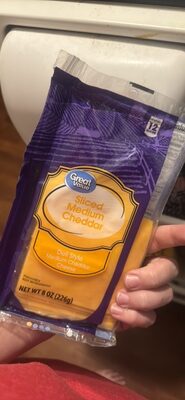 Sliced Medium Cheddar